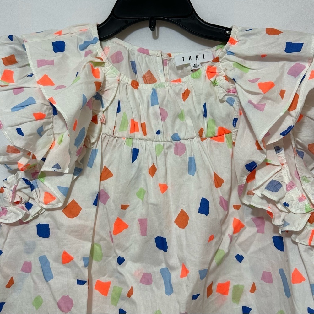 THML Multicolor Abstract Print Blouse - Picture 2 of 11